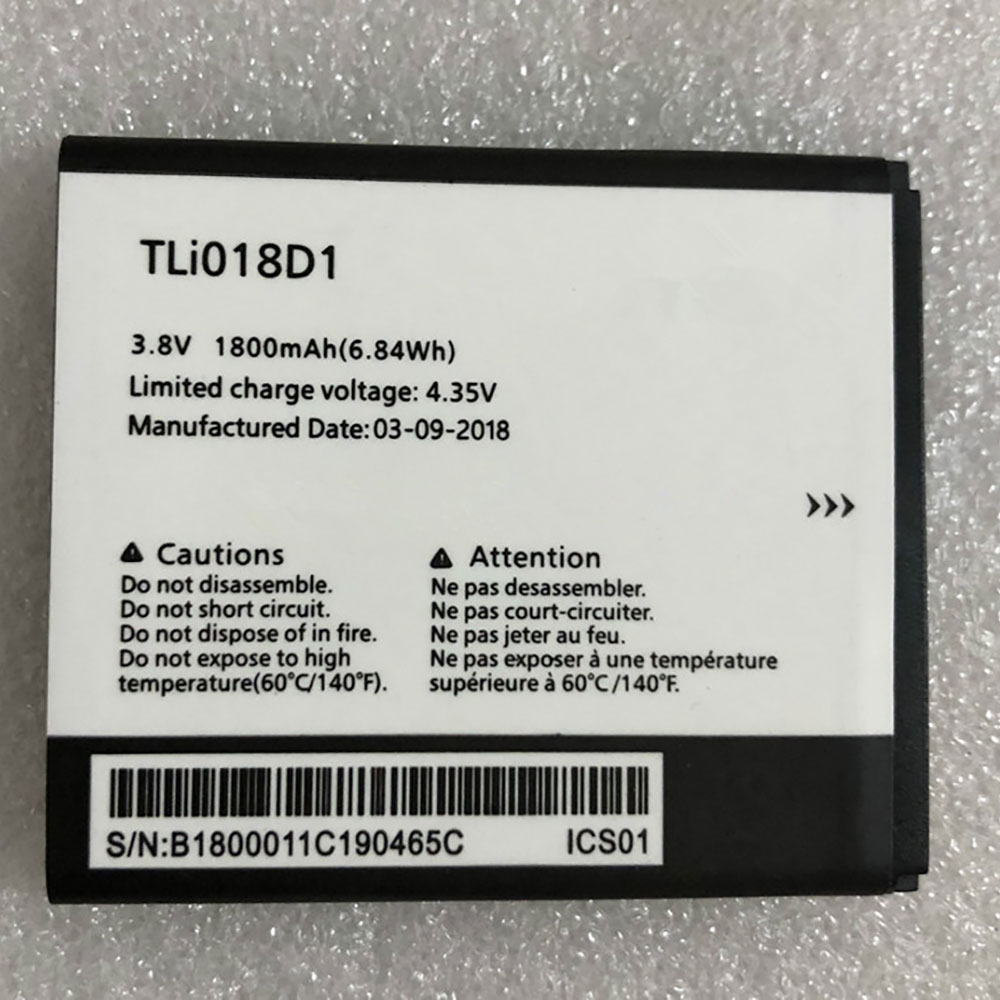 Batería para A3-OT-5046/alcatel-TLI018D1